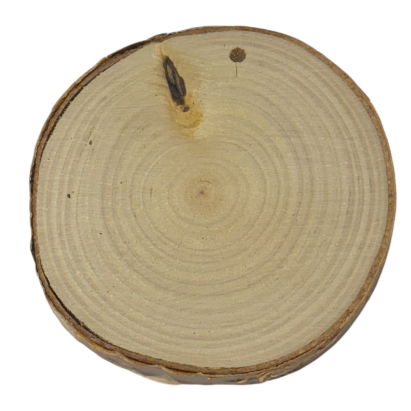 Merry Christmas from North Carolina Ornament – Engraved Rustic Wood Slice (3–4”)