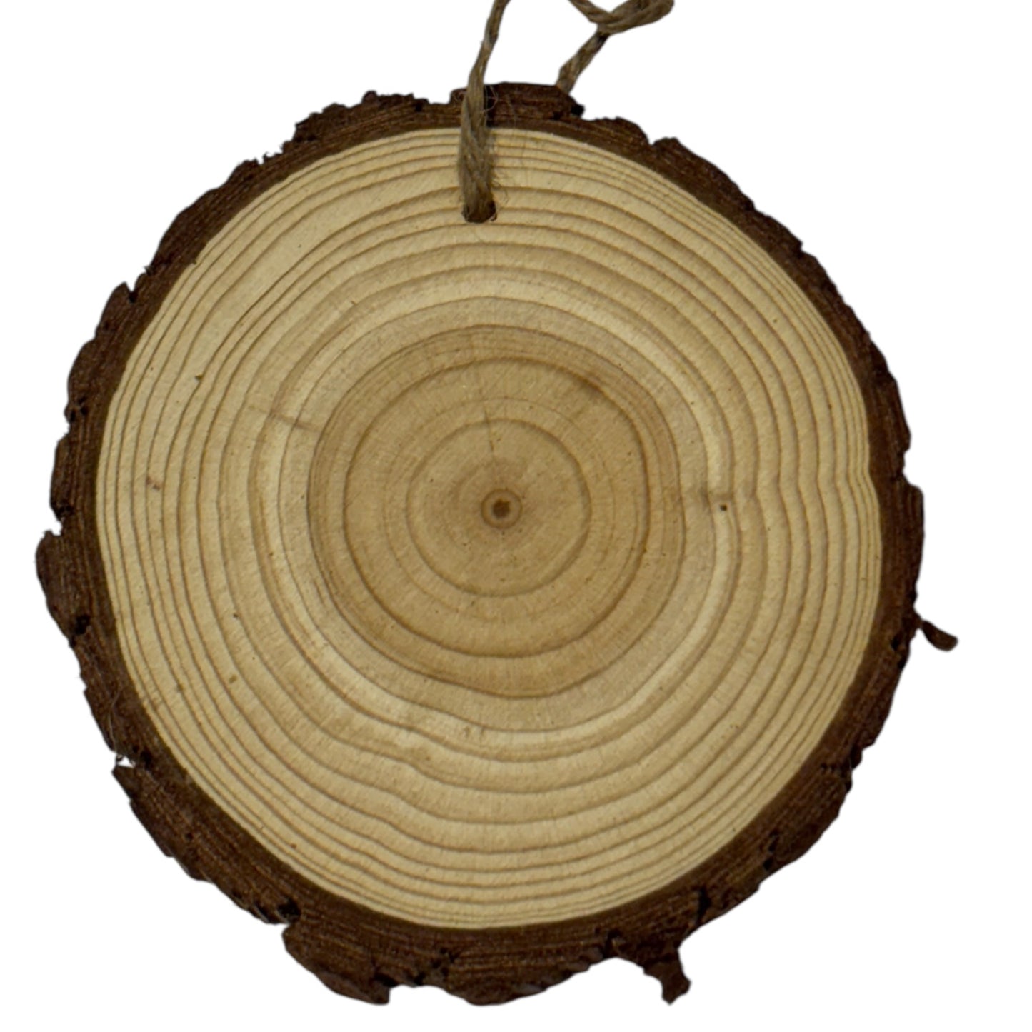 Baby’s First Christmas Ornament 2025 – Personalized Engraved Wood Slice Keepsake (3–4”)
