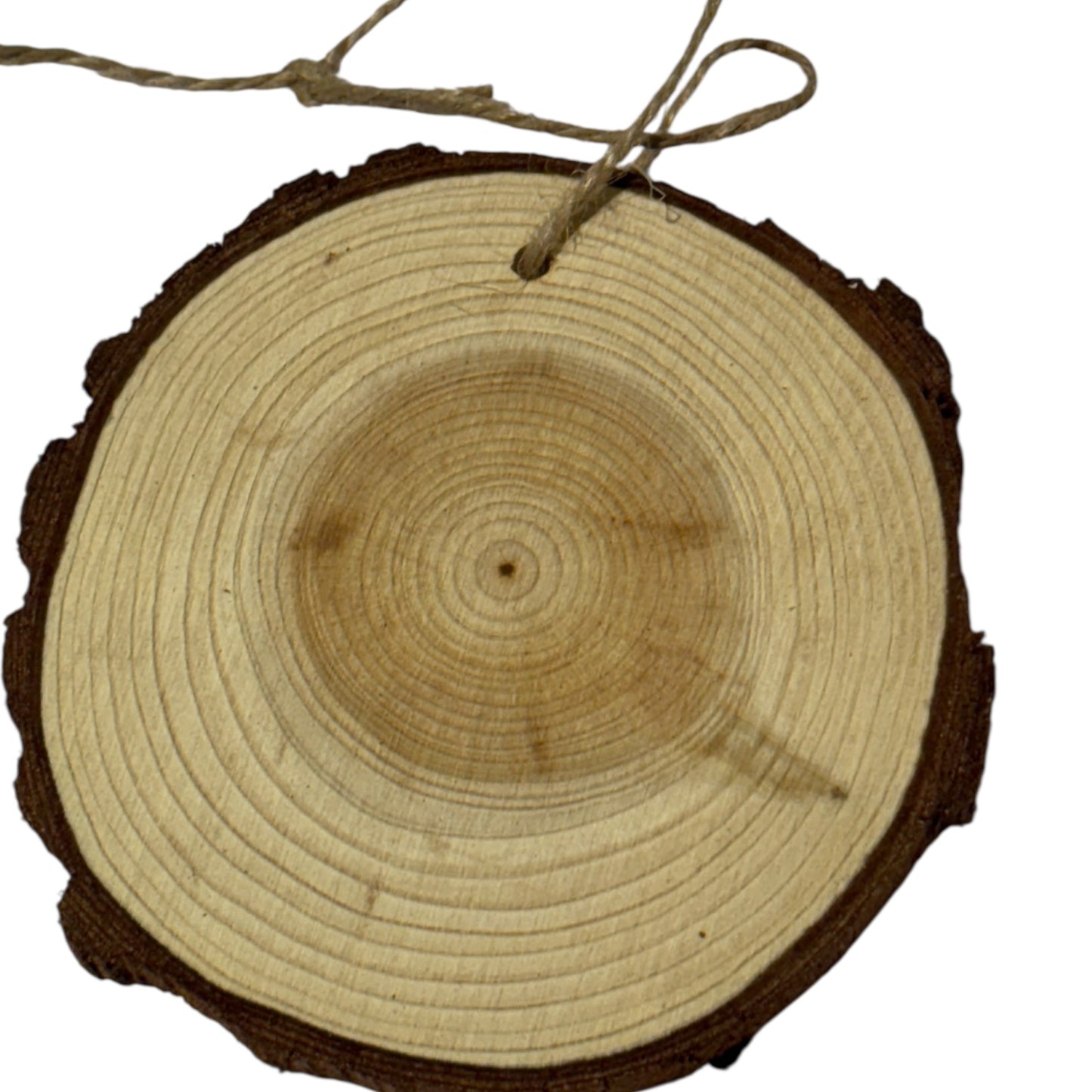 Our First Christmas as Mr & Mrs Ornament 2025 – Personalized Engraved Wood Slice (Rustic 3–4”)