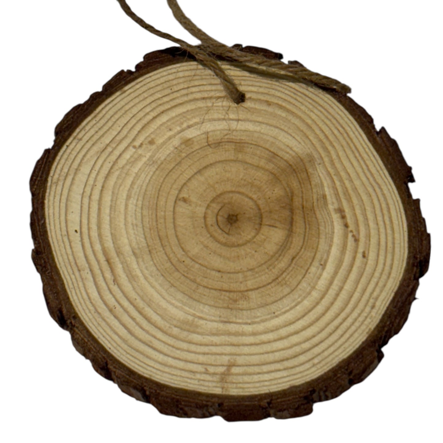 Our First Christmas Together Ornament 2025 – Personalized Engraved Wood Slice (Rustic 3–4”)