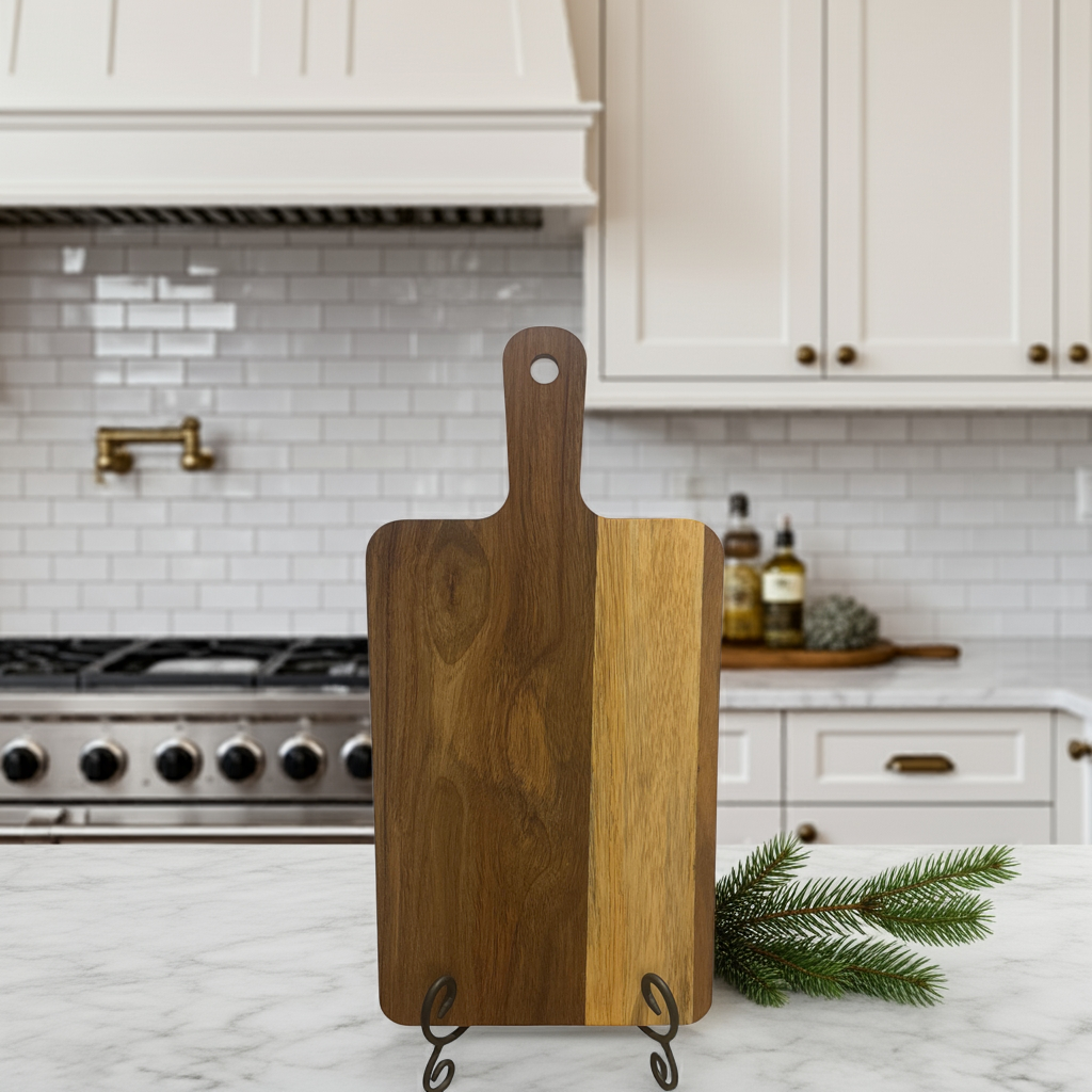 Acacia Paddle Cutting Board – 15.5” x 8”
